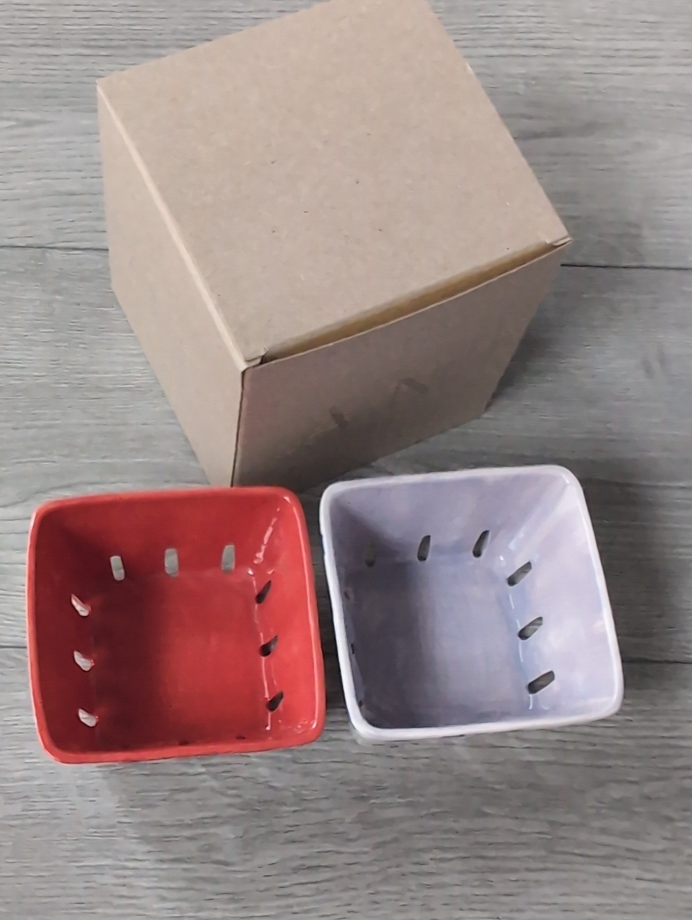 NWT Anthropologie Ceramic Fruit Baskets - Picture 9 of 12